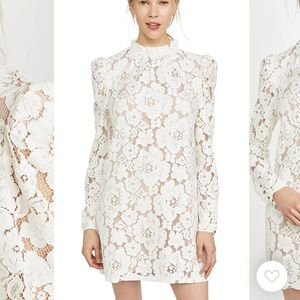 WAYF emma puff sleeve dress XS